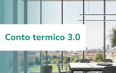 INCENTIVI CONTO TERMICO 3.0